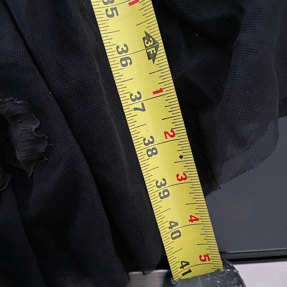 Vintage black mesh dress - Picture 7 of 7